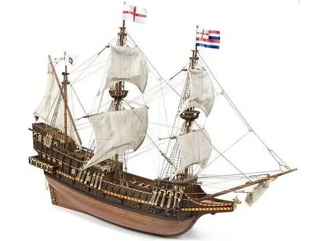 Occre 1:85 Reis Rond De Wereld "Golden Hind" #12003 bouwdoos Fabrieksprijs