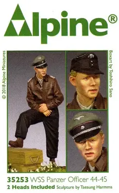 Laatste Kans Alpine Miniatures 1:35 Wss Panzer Officer 1944-1945 - modelbouw