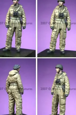 Alpine Miniatures 1:35 Ww2 British Tank Crew - modelbouw Beperkt Aanbod