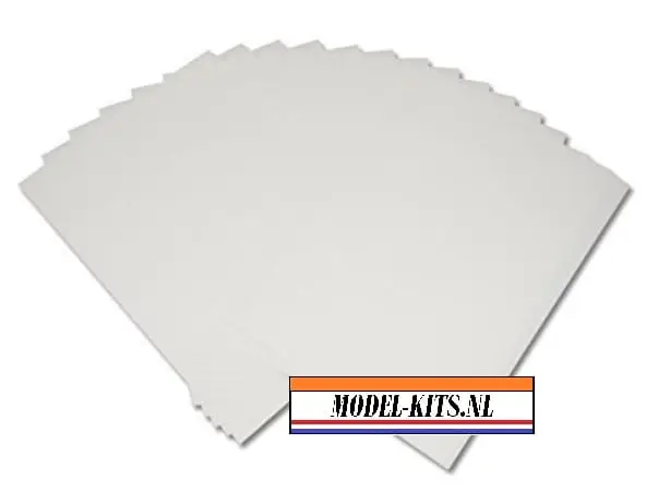 Inkjet Wit Decal Papier - modelbouw Op = Op