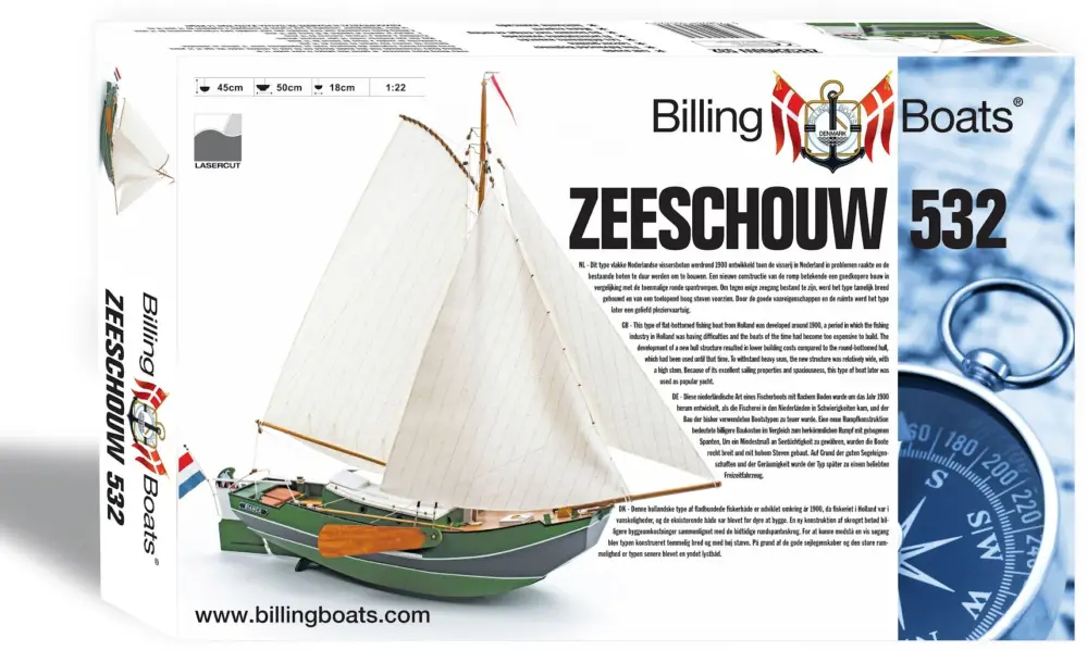 Speciale Aanbieding Billing boats 1:22 Zeeschouw - modelbouw