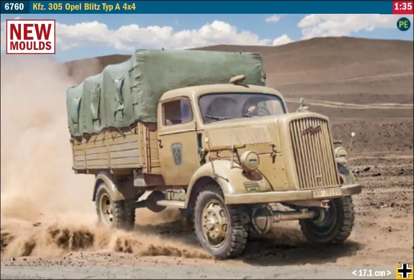Italeri 1:35 Kz.305 Opel Blitz Typ A 4x4 - modelbouw Speciale Aanbieding