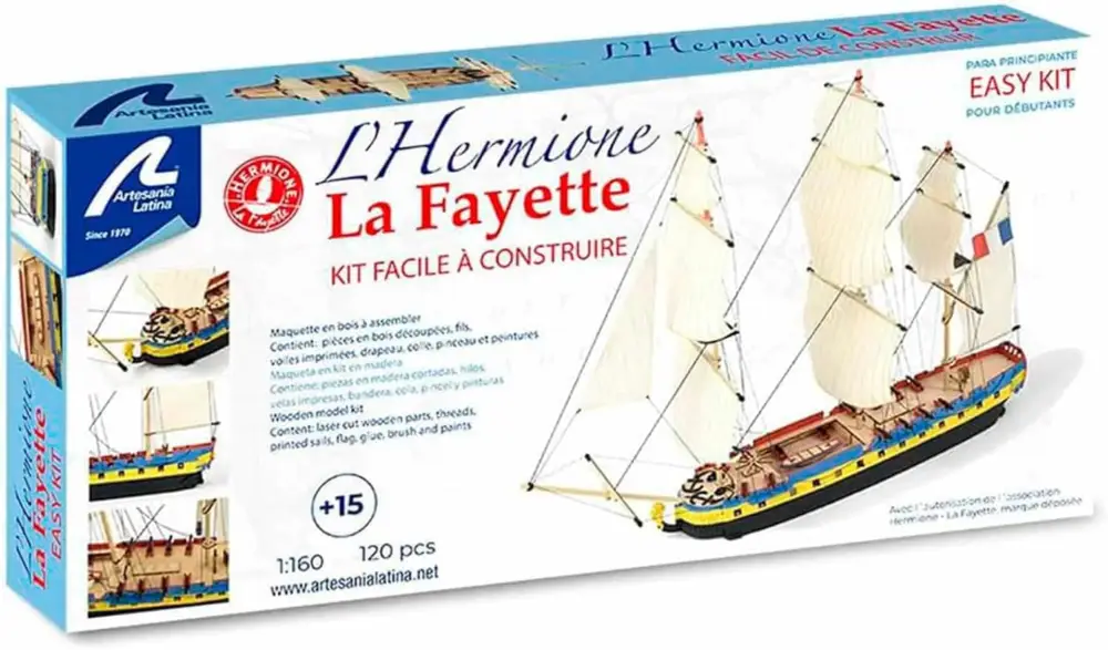 Lage Prijs Artesania 1:160 Hermione La Fayette Facile houten bouwpakket