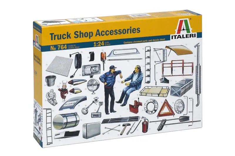Beperkte Voorraad Italeri 1:24 Truck Shop Accessories - Set 1 #0764