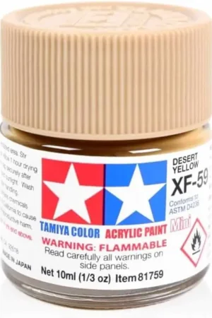 Seizoensaanbieding Tamiya XF-59 DESERT YELLOW (10ML) - modelbouw