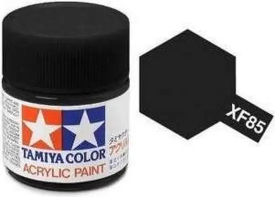 Lage Kosten Tamiya Xf-85 Rubber Black (10Ml) - modelbouw