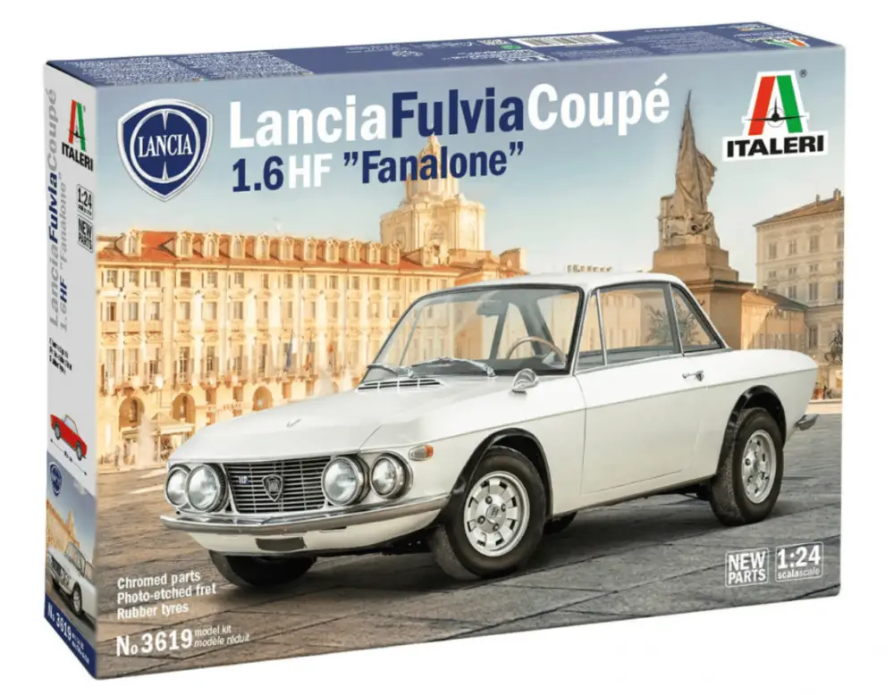 Koop Vandaag Italeri 1:24 Lancia Fulvia coupé 1.6HF "Fanalone" - modelbouw