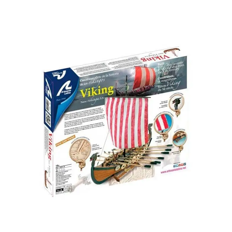 Nieuw Viking 1:75 houten beginnersmodel schip bouwdoos