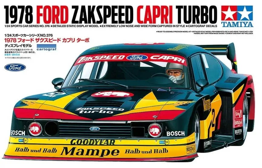 Tamiya 1:24 1978 FORD ZAKSPEED CAPRI TURBO Lage Kosten