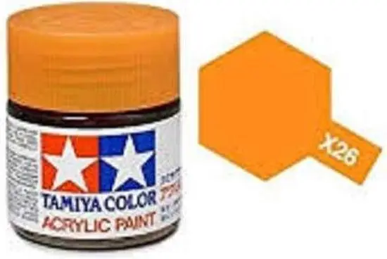 Populair Tamiya X-26 Clear Orange (10Ml) - modelbouw