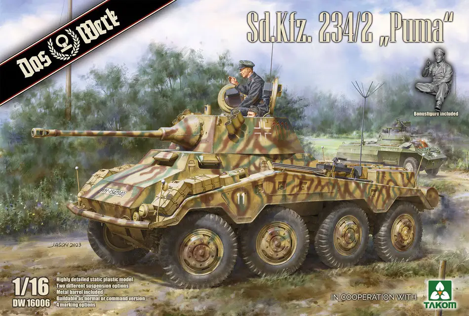 Das Werk 1:16 Sd. Kfz. 234/2 "Puma" #DW16006 Koopje