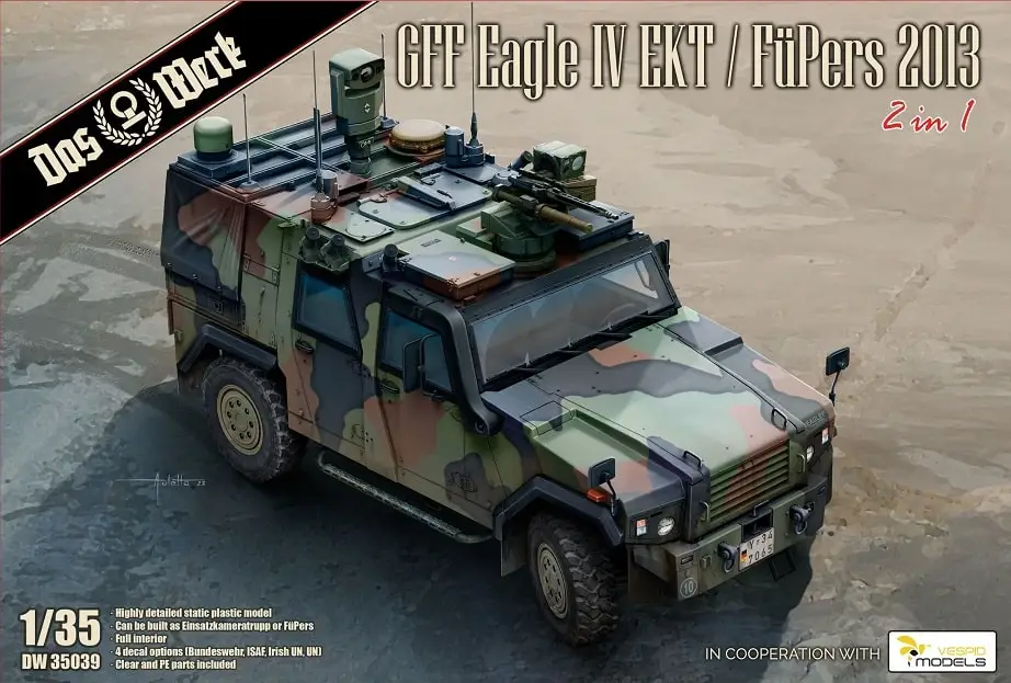 Finale Uitverkoop Das Werk 1:35 Gff Eagle Iv Ekt / Füpers 2013 - modelbouw