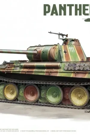 Das Werk 1:35 Panther Ausf.G Late Production - modelbouw Gratis Retour