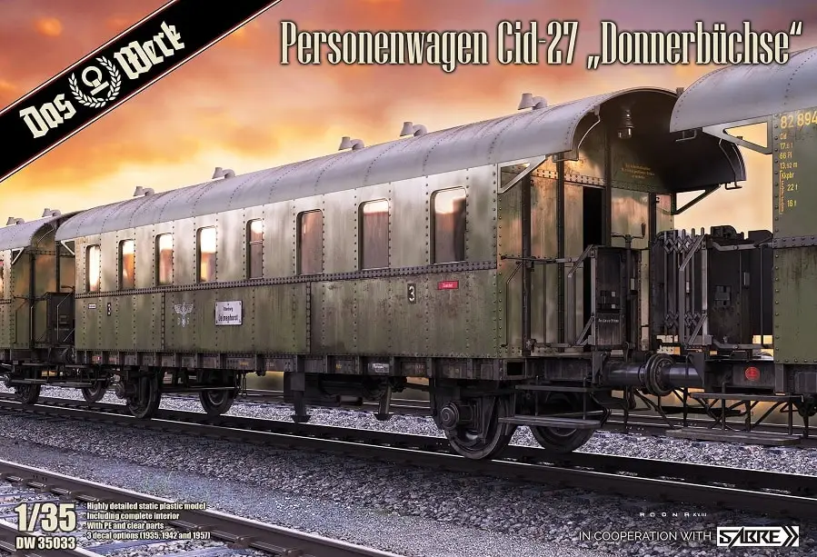Das Werk 1:35 Personenwagen Cid-27 "Donnerbüchse" #35033 Seizoensaanbieding