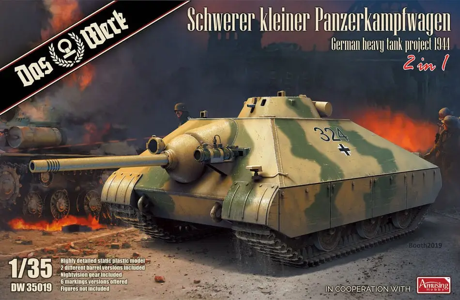 Das werk 1:35 SCHWERER KLEINER PANZERKAMPFWAGEN - modelbouw Aanbieding