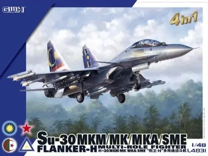 Populair Great Wall Hobby 1:48 Sukhoi Su-30 Mkm/Mk/Mka/Sme Flanker H #GWHL4831