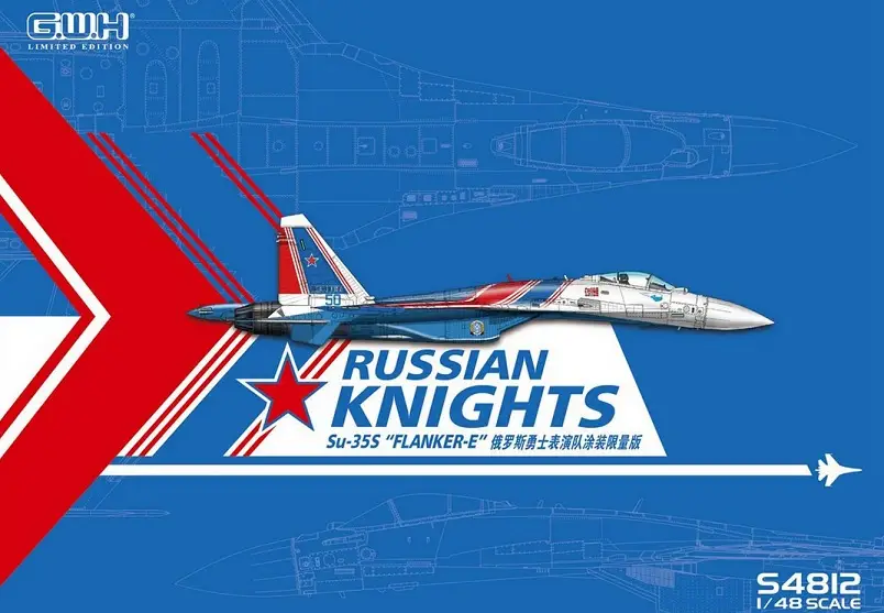 Great Wall Hobby 1:48 Russian Knights - Su-35S "Flanker-E" #GWHS4812 Populair