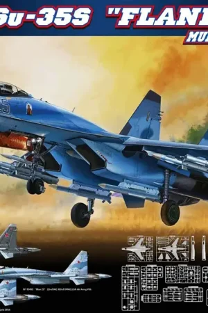 Korting Great Wall Hobby 1:72 Su-35S "Flanker-E" Multirole Fighter #GWHL7207