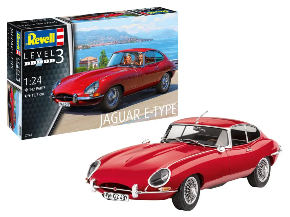 Dagaanbieding Revell 1:24 Jaguar E-Type - Coupe - modelbouw