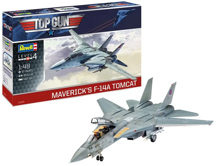 Revell 1:48 Top Gun Maverick'S F-14A Tomcat - modelbouw Populair
