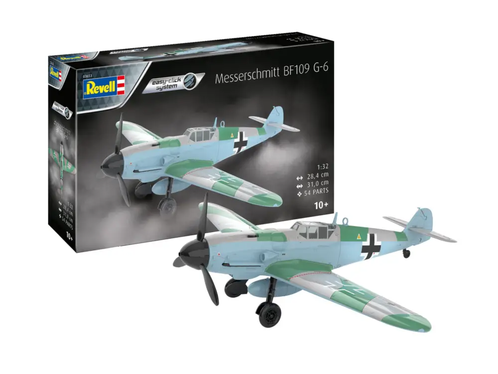Laatste Versie Revell 1:32 Messerschmitt Bf109G-6 Easy Click - modelbouw