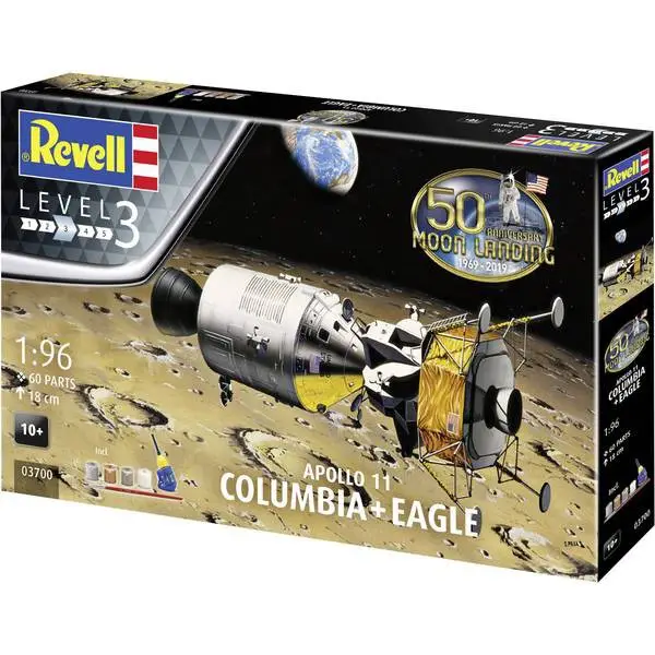 Revell 1:96 Apollo 11 Columbia + Eagle - modelbouw Gereduceerde Prijs