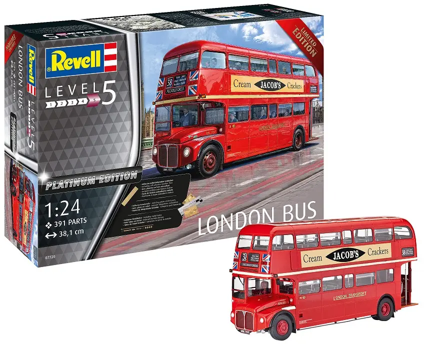 Express Levering REVELL 1:24 LONDON BUS - PLATINUM EDITION #07720