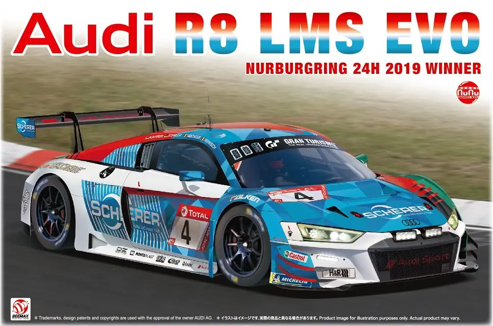 Shop Nu Nunu 1:24 Audi R8 Lms Evo Nurburgring 24H 2019 Winner - modelbouw