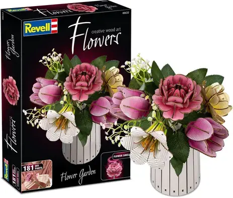 Revell CREATIVE WOOD ART FLOWER GARDEN - modelbouw Tijdelijk Beschikbaar