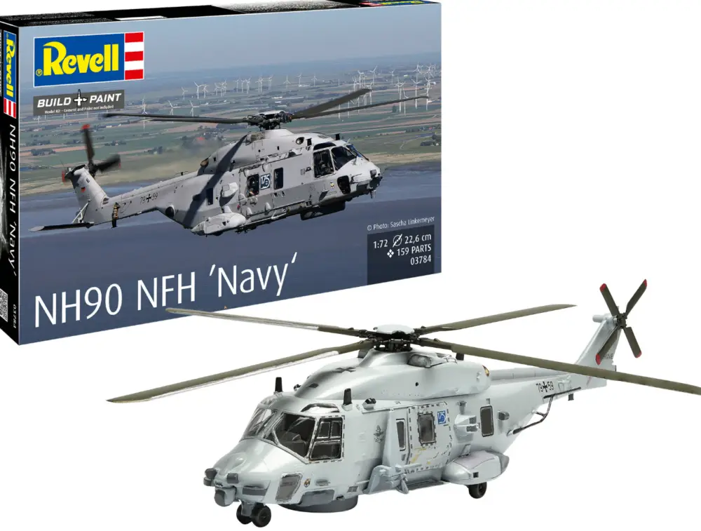 Revell 1:72 NHI NH90 NFH Navy - Europese Maritieme Helikopter - modelbouw Hete Deal