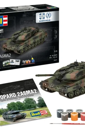 Revell 1:35 Geschenkset 70 Years Bundeswehr Leopard 2 A6A2 - modelbouw Populair