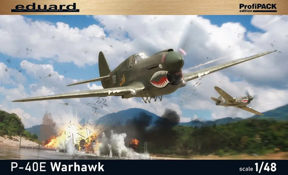 Bestseller Eduard 1:48 P-40E WARHAWK - modelbouw