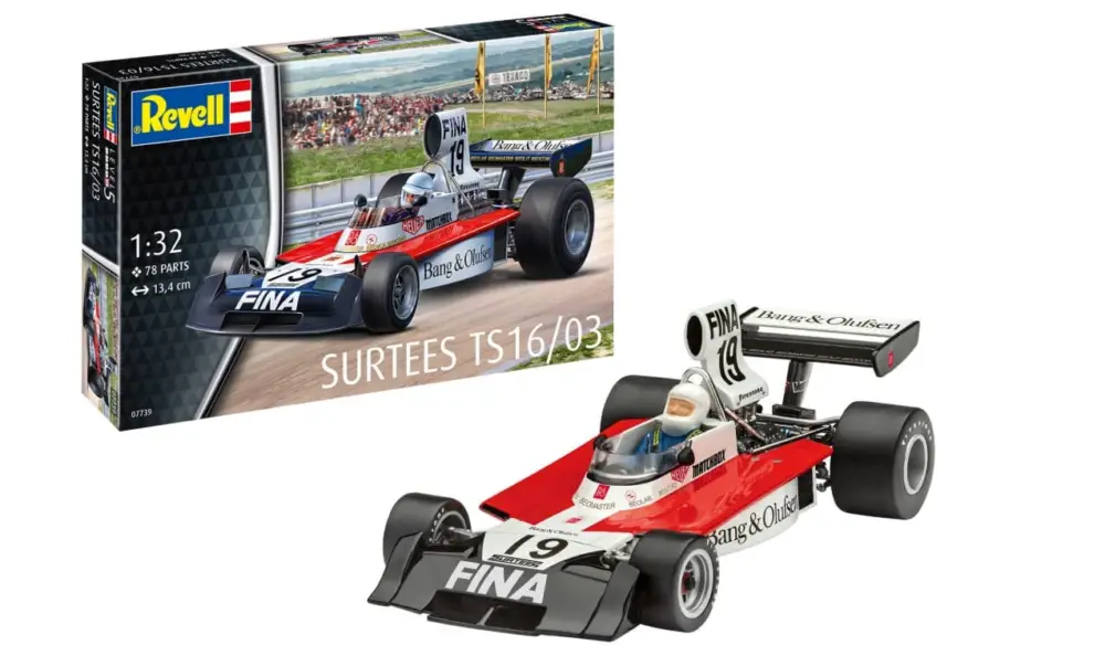 Fabrieksprijs Revell 1:32 Surtees Ts16/03 Formule bouwdoos