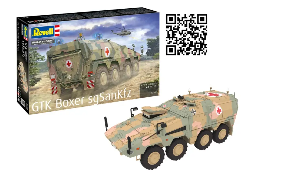 Actieprijs Revell 1:72 Gtk Boxer Sgsankfz medical ambulalce bouwdoos