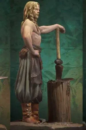 Betrouwbaar Andrea Miniatures The Vikings Norse Blacksmith - modelbouw