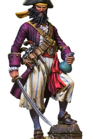Andrea miniatures 54mm BLACKBEARD Aanbieding