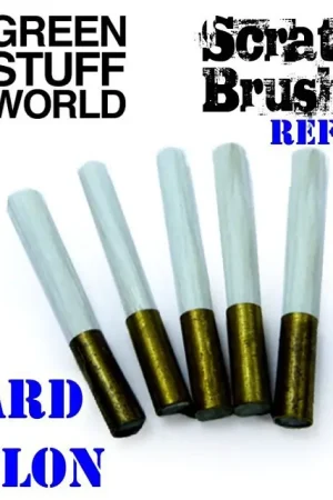 Green Stuff World Scratch Brushes Refill - Hard Nylon - modelbouw Voordeelprijs