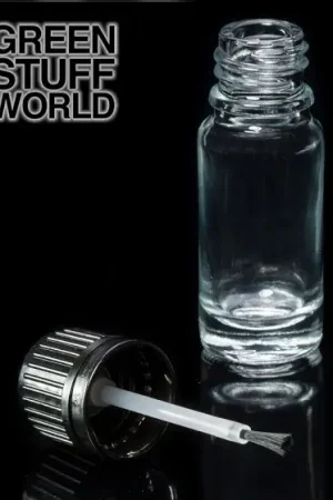 Populair Green Stuff World Empty Glass Bottle With Brush - modelbouw