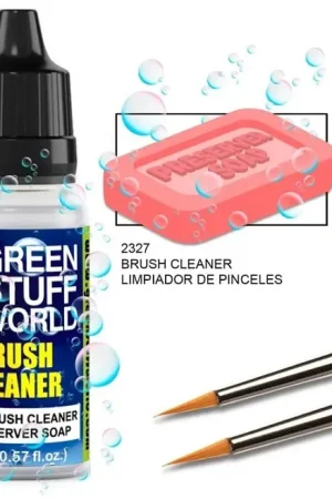 Op = Op Green Stuff World Brush Cleaner And Preserver Soap - modelbouw