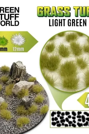 Korting Green Stuff World Grass Tufts 6Mm Light Green - modelbouw