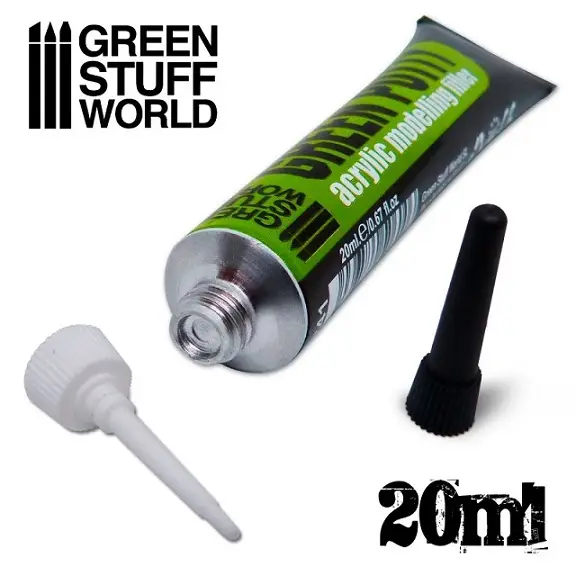 Express Levering Green stuff world ACRYLIC GREEN PUTTY 20ML #GSW2241