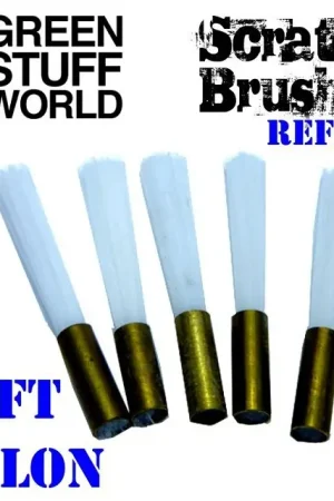 Green Stuff World Scratch Brushes Refill - Soft Nylon - modelbouw Nu Kopen