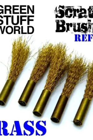 Seizoensaanbieding Green Stuff World Scratch Brushes Refill - Brass - modelbouw