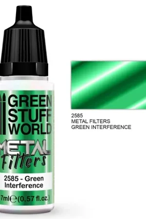 Seizoensaanbieding Green Stuff World Metal Filters - Green Interference - modelbouw