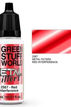 Must-Have Green Stuff World Metal Filters - Red Interference - modelbouw