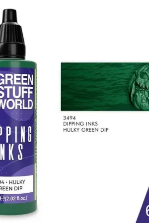 Green Stuff World Dipping Inks - Hulky Green Dip 60Ml - modelbouw Snelle Levering