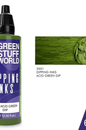 Green Stuff World Dipping Inks - Acid Green Dip 60Ml - modelbouw Beperkte Voorraad