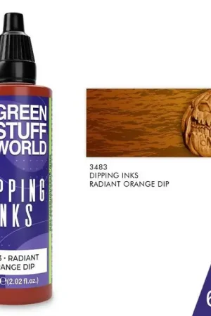 Laatste Kans Green Stuff World Dipping Inks - Radiant Orange Dip 60Ml - modelbouw