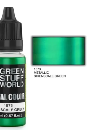 Hoge Kwaliteit Green Stuff World Metal Color - Sirenscale Green - modelbouw