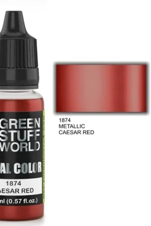 Green Stuff World Metal Color - Caesar Red - modelbouw Actieprijs